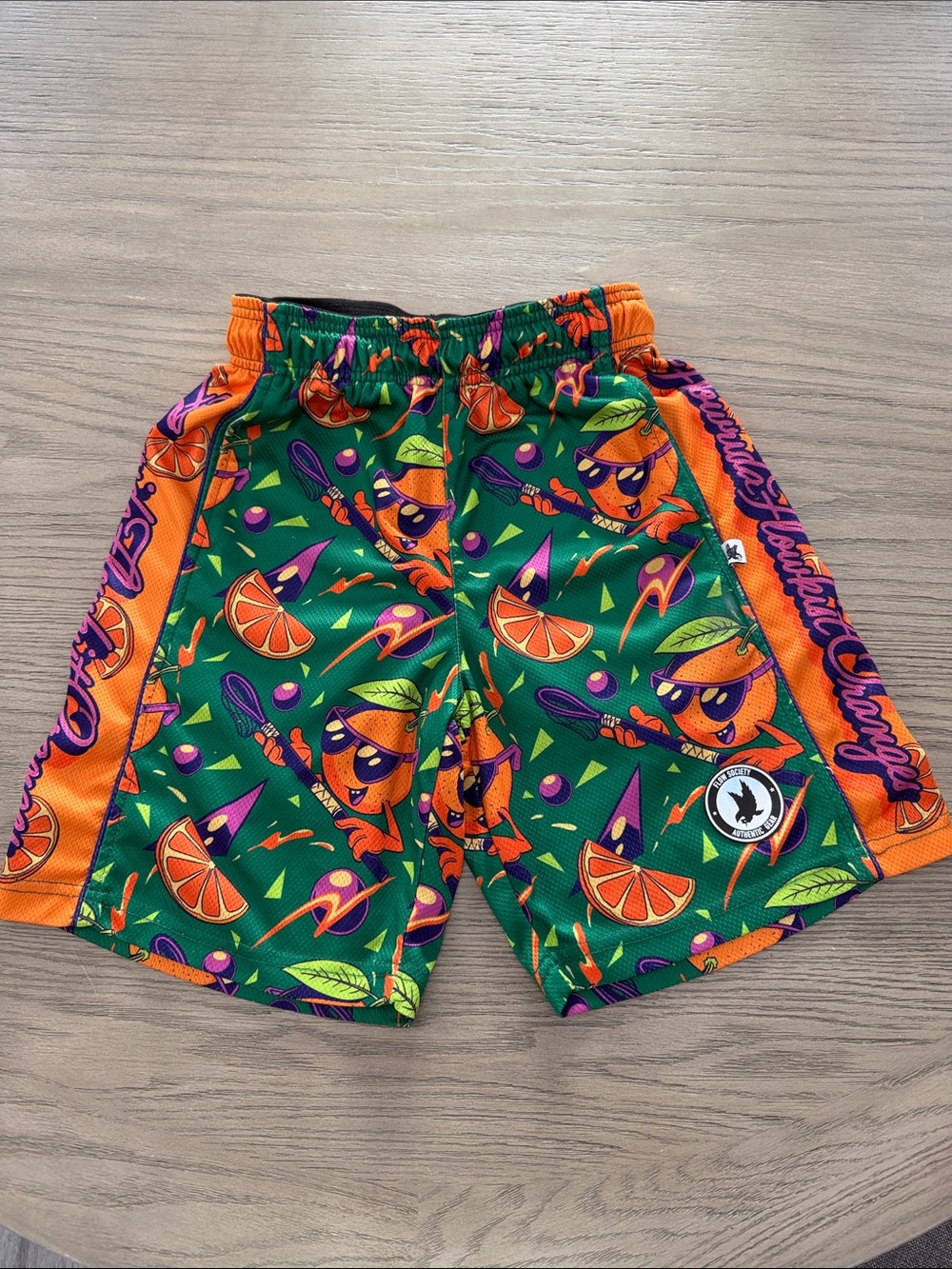 Boy (sz YM) Flow Society Florida Flowkist Oranges Shorts
